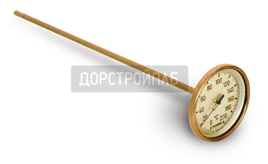 Термометр биметаллический Matest V160-06 (0...+250°С, с длинным щупом)