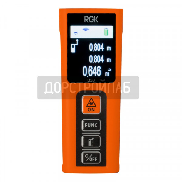 Лазерный дальномер RGK D30 NEW
