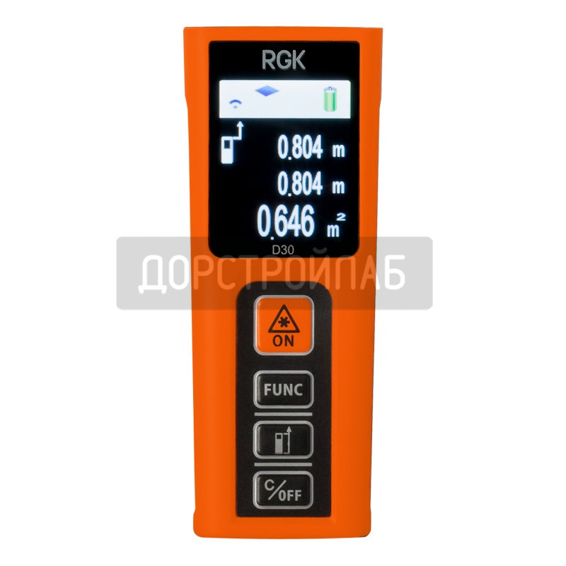Лазерный дальномер RGK D30 NEW