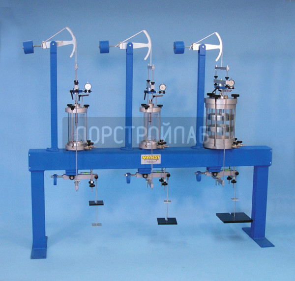 Рама для консолидации образцов грунта на три камеры Matest S359