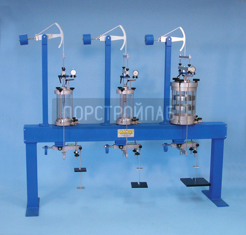 Рама для консолидации образцов грунта на три камеры Matest S359