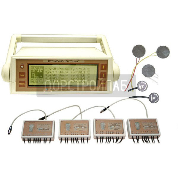 Измеритель плотности тепловых потоков и температуры 100-канальный ИТП-МГ4.03/Х(II) «Поток»