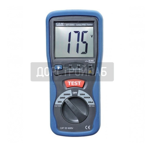 Тестер-измеритель сопротивления петли фаза-нуль CEM DT-5301