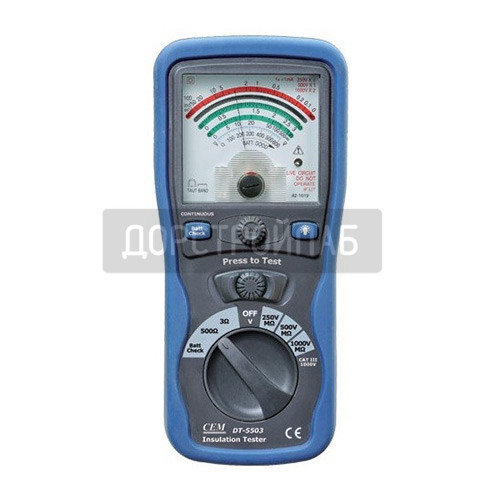 Тестер изоляции CEM DT-5503