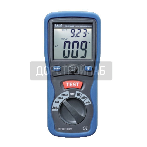 Измеритель сопротивления заземления CEM DT-5300B