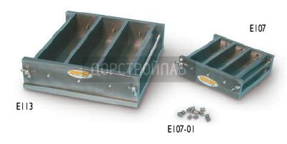 Форма балочка Matest E107 (40х40х160 мм, со вставками)