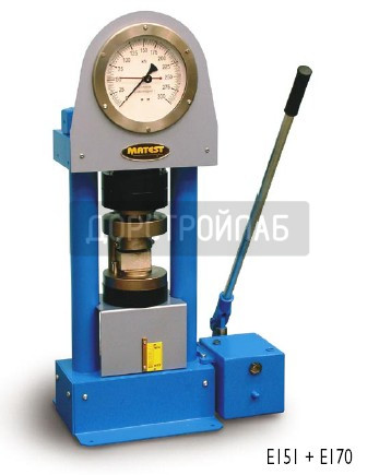 Машина для испытаний цемента на сжатие Matest E151