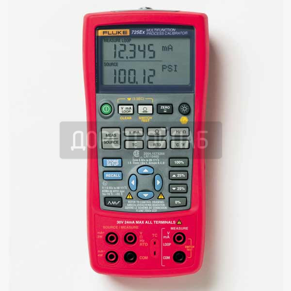 Многофункциональный калибратор процессов Fluke 725Ex