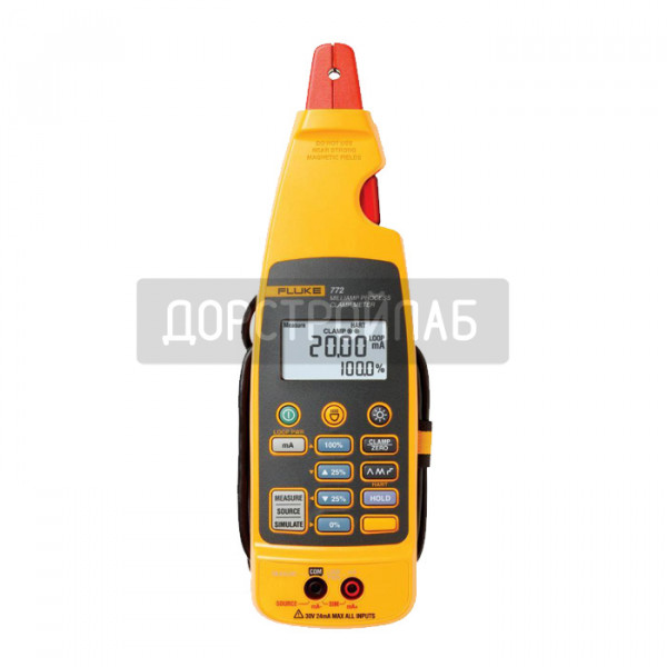 Калибратор-мультиметр Fluke 772 с клещами для измерения малых токов