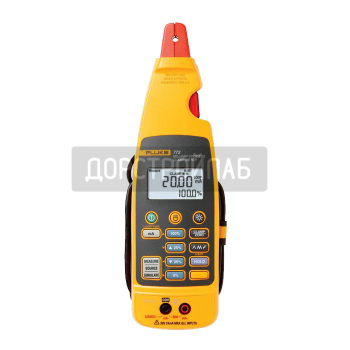 Калибратор-мультиметр Fluke 772 с клещами для измерения малых токов