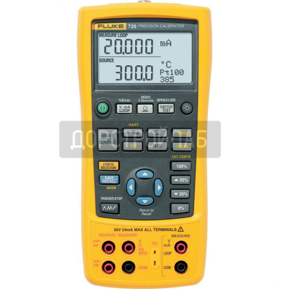 Прецизионный многофункциональный калибратор процессов Fluke 726
