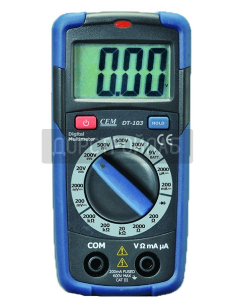 Цифровой тестер мультиметр CEM DT-103